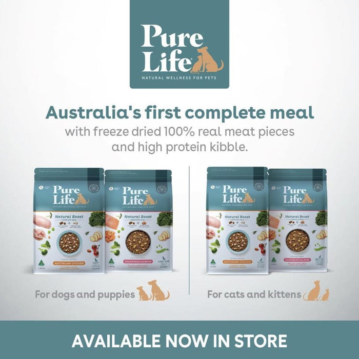 Pure Life Natural Boost Chicken Dry Kitten Food 1.5kg