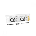 Q1 24 in Premium HDPE Masking Drop Film with Tape, 25 yd Roll -MDF0260---Eagle National Supply