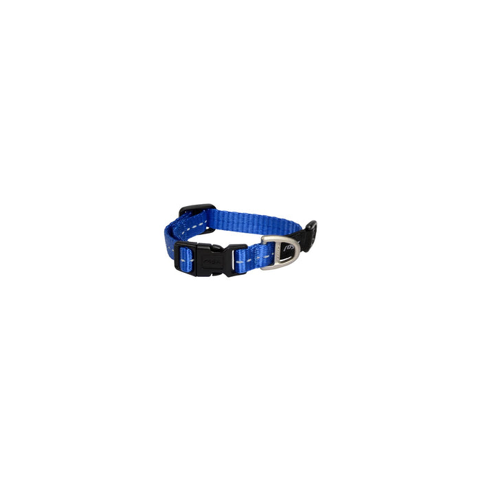 Rogz Classic Extra Small Dog Collar Blue-Habitat Pet Supplies