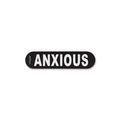 Rogz Pre-Made Badge Anxious Sml-Habitat Pet Supplies