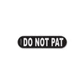 Rogz Pre-Made Badge Do Not Pat Sml-Habitat Pet Supplies