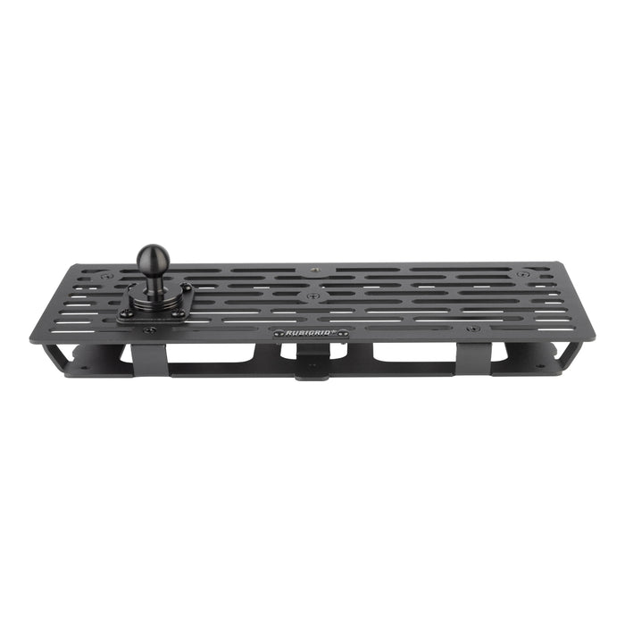 RubiGrid® 2023+ Ford Super Duty Dash Mount Phone + Device Holder with Black Arms