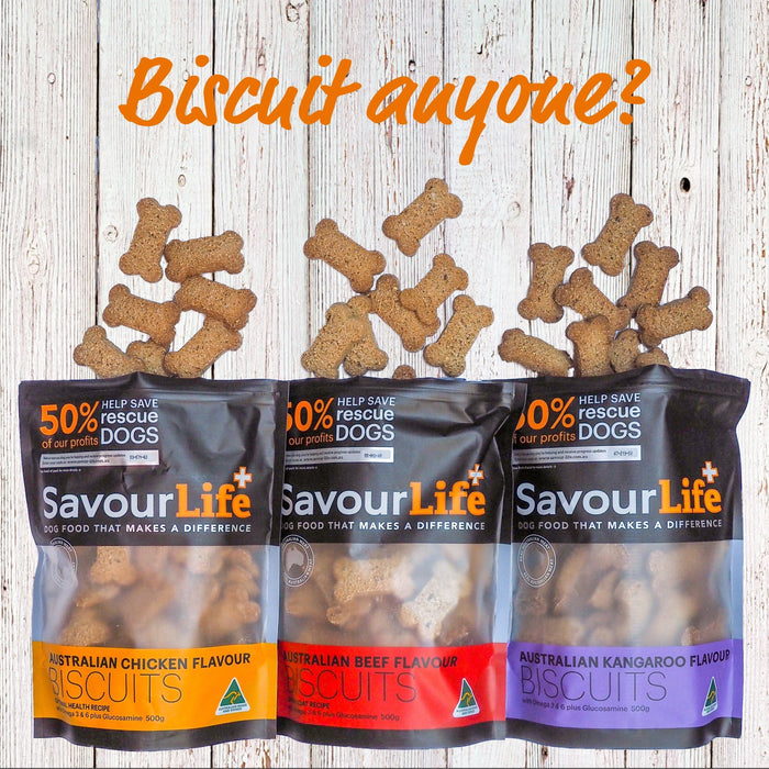 SavourLife Australian Chicken Biscuits Dog Treats 500g