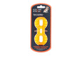 Screme Xtreme Treat Dumbbell Dog Toy Orange Small-Habitat Pet Supplies