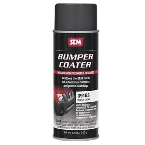 SEM® Bumper Coater 39163 Trim Paint in Medium Smoke, 16 oz Aerosol Can -39163---Eagle National Supply