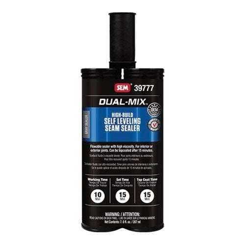 SEM® Dual-Mix™ 39777 High-Build Self Leveling 2-Component Gray Seam Sealer, 7 oz Cartridge ---Eagle National Supply