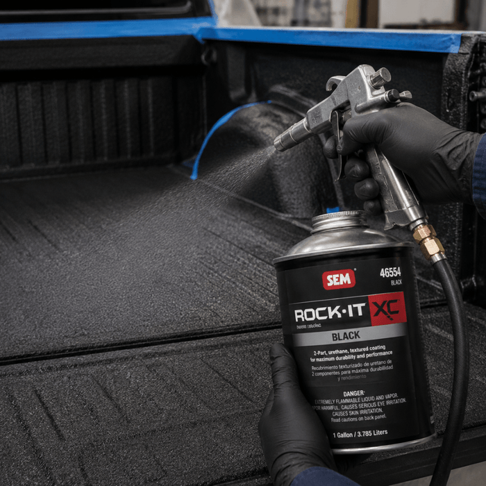SEM Rock-It XC 46650 Black Truck Bed Liner Gallon Kit -46650 - Eagle National Supply