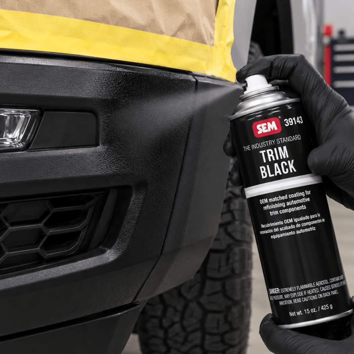SEM® Trim Black 39143 Trim Paint, 15 oz -39143 - Eagle National Supply