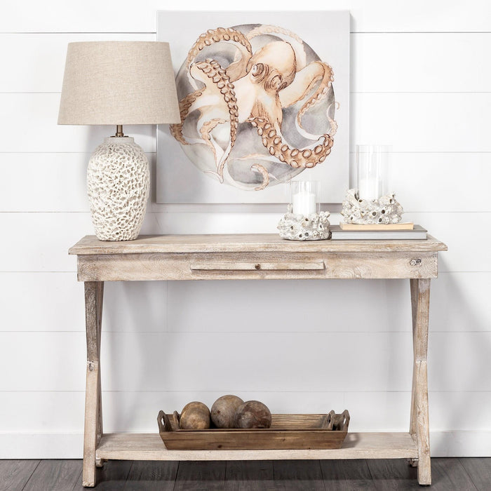 Set of Three 5" Brown Solid Wood Decorative Orb
