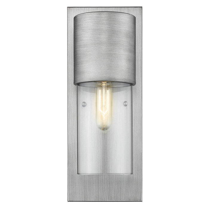 Silver And Clear Transparent Dimmable Outdoor Hanging Light With Silver And Clear Shades