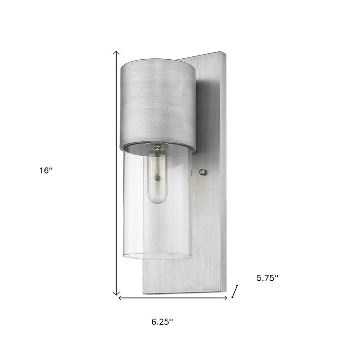 Silver And Clear Transparent Dimmable Outdoor Hanging Light With Silver And Clear Shades