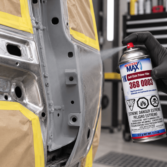 SprayMax® 3680003 Light Gray Self-Etch Primer Filler, 11.2 oz -3680003 - Eagle National Supply