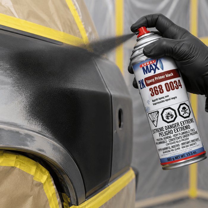SprayMax® 3680034 Black Universal 2K Epoxy Primer Filler Aerosol -3680034 - Eagle National Supply