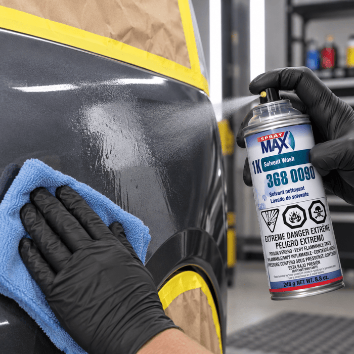 SprayMax® 3680090 1K Silicone, Wax, and Tar Cleaner, 8.8 oz -3680090 - Eagle National Supply