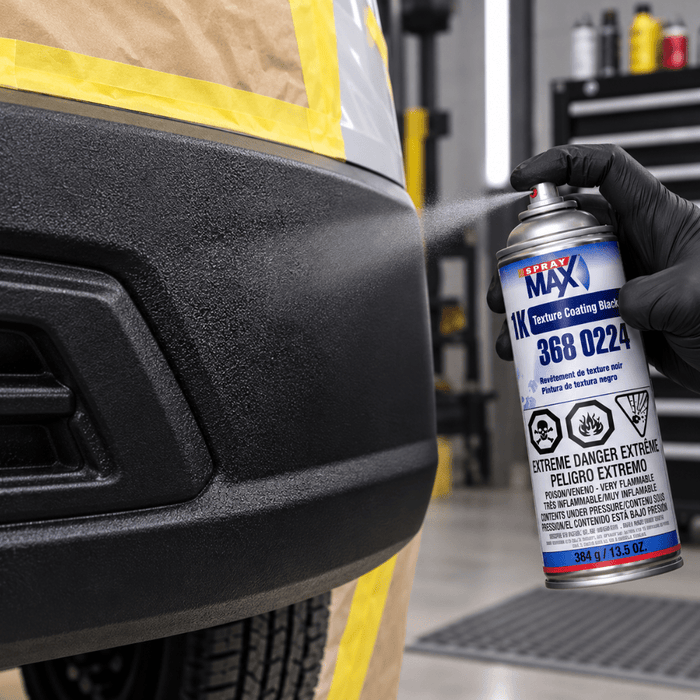SprayMax® 3680224 1K Black Texture Coating, 13.5 oz -3680224 - Eagle National Supply