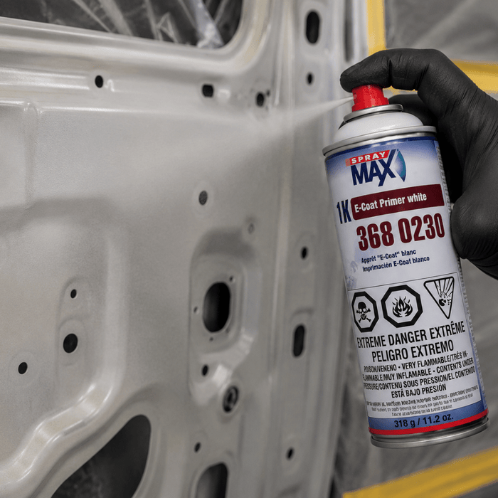 SprayMax 3680230 White 1K E-Coat Primer, 11.2 oz Aerosol -3680230 - Eagle National Supply