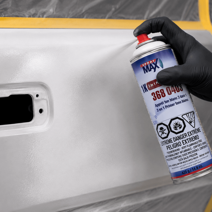 SprayMax 3680403 White 3 in 1 Shade Primer, 14.9 oz Aerosol -3680403 - Eagle National Supply