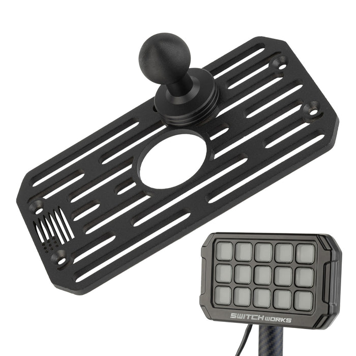 Switch Works Alpha12 Digital Smart Switch Panel Mount with 20mm Ball