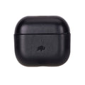 Taylor Leather AirPods 4 Case, Full Grain with Magnetic Cover, Black - BlackBrook Case