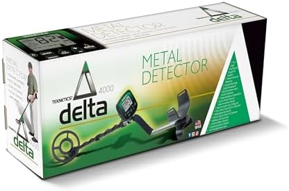 Teknetics Delta 4000 Metal Detector with 8" Waterproof Search Coil