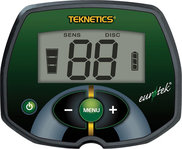 Teknetics EuroTek Metal Detector with 8" Concentric Waterproof Search Coil
