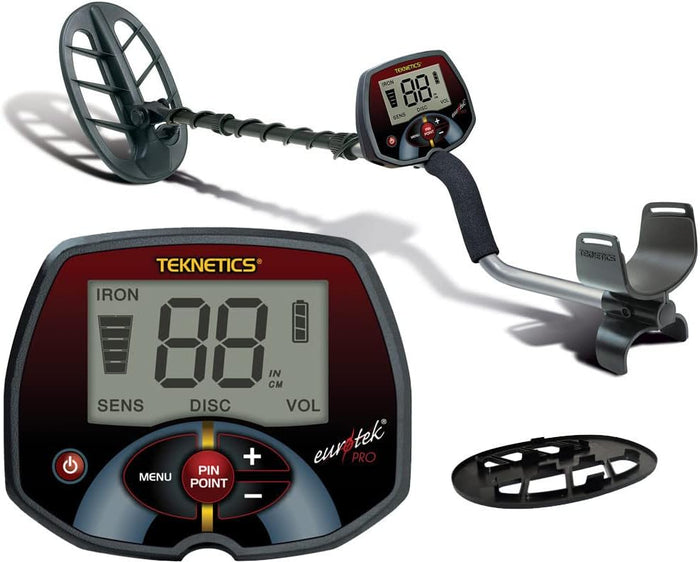Teknetics EuroTek Pro Metal Detector with 11" Waterproof DD Search Coil