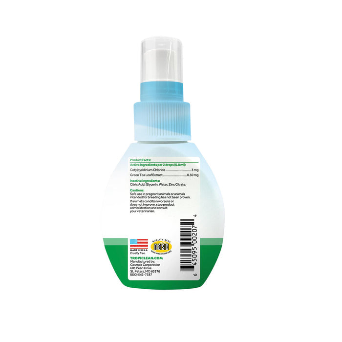 Tropiclean Fresh Breath Drops For Cats