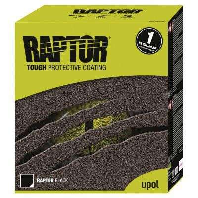 U-POL® 0820VG Low VOC Raptor Kit, 1 gal, Black ---Eagle National Supply