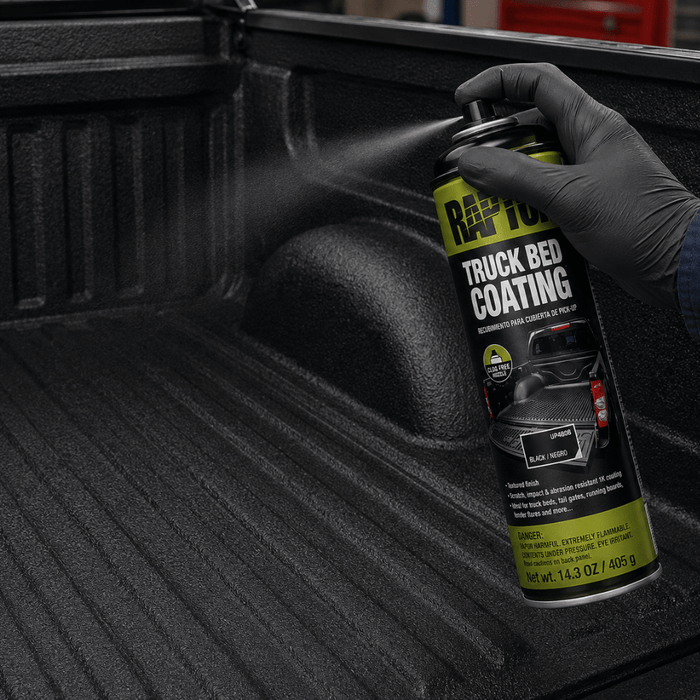 U-POL RAPTOR 4879 1K Black Bedliner Aerosol, 14.3 oz -4879 - Eagle National Supply