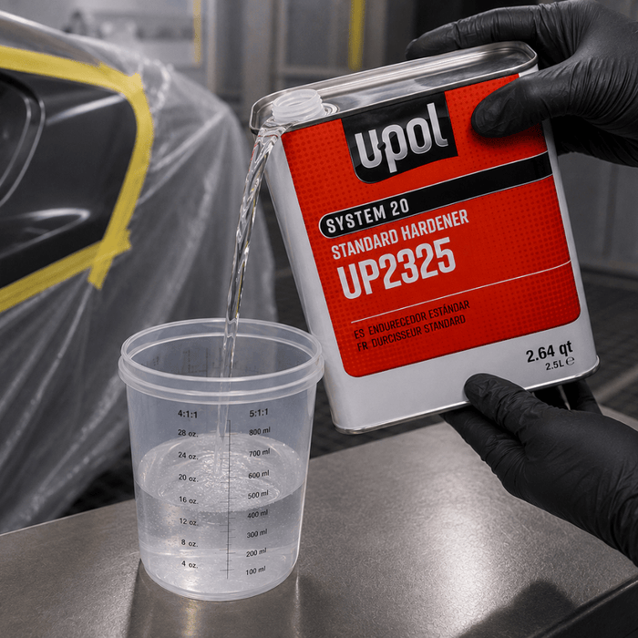 U-POL® SYSTEM 20 UP2325 National Rule Standard Hardener, 2.5 L Tin -2325 - Eagle National Supply