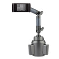 Universal Phone Holder with Articulating Mounting Arm + Cup Holder Mount