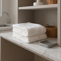 White Cotton 36" X 72" Quick Dry Terry Cloth Bath Sheet