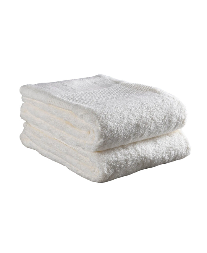 White Cotton 36" X 72" Quick Dry Terry Cloth Bath Sheet