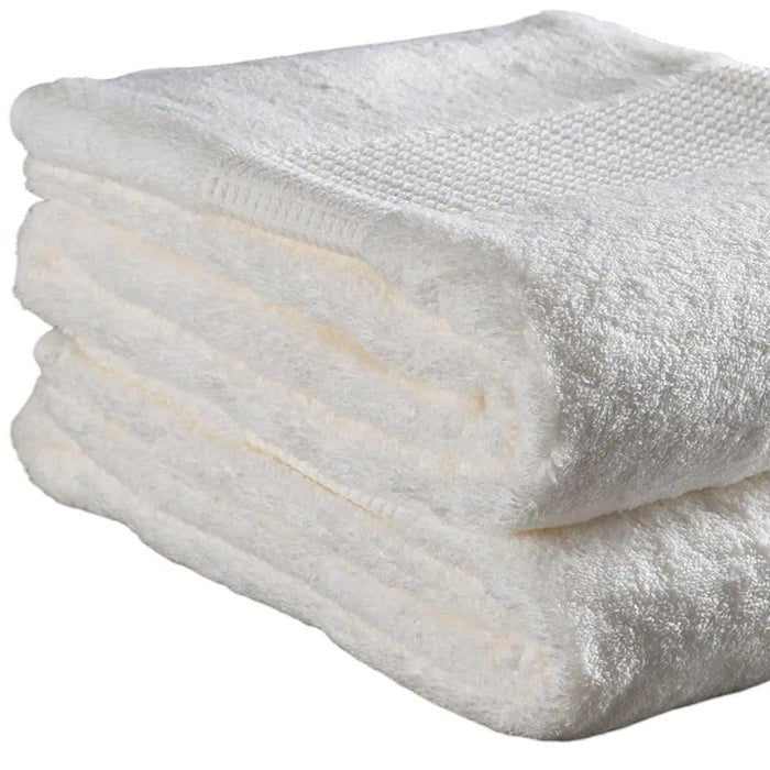 White Cotton 36" X 72" Quick Dry Terry Cloth Bath Sheet
