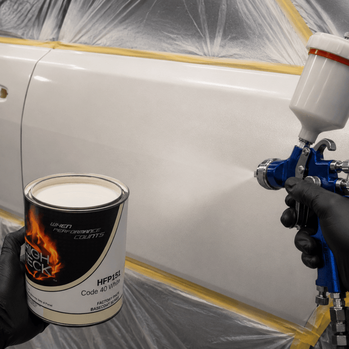 White GM WA-8554 Basecoat Paint, Quart, High Teck HFP151 -HFP151-4 - Eagle National Supply