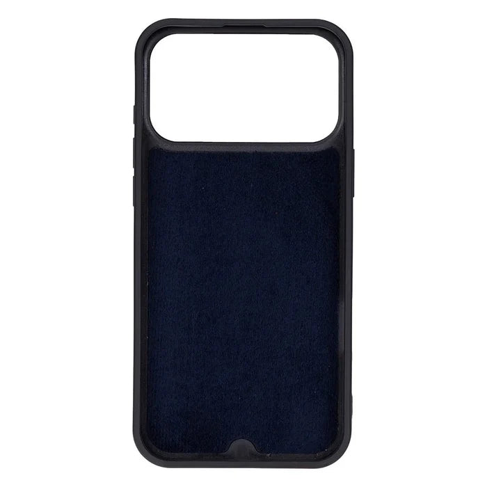 York Leather iPhone 18 Pro MagSafe Case, Blue - BlackBrook Case