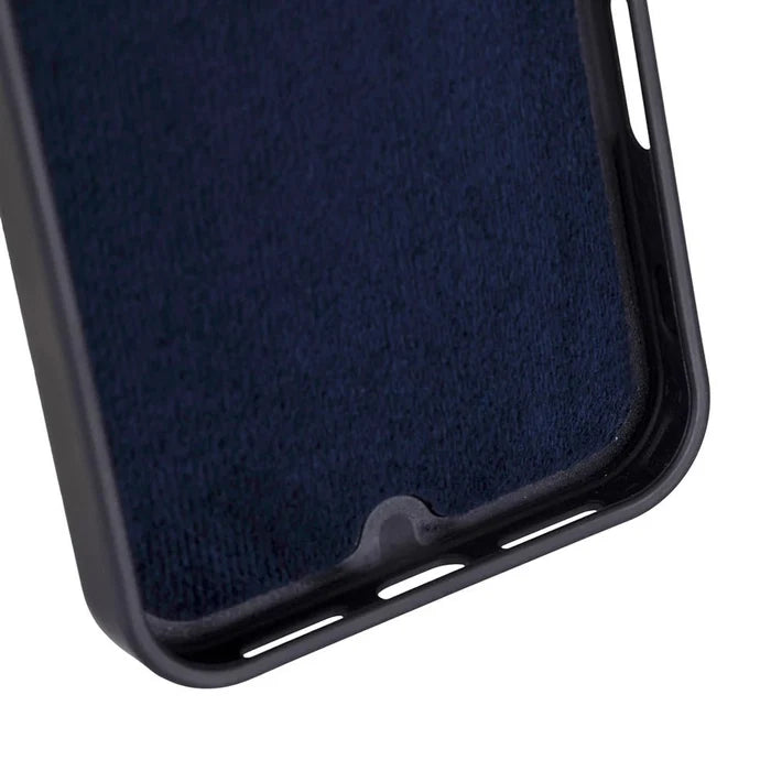York Leather iPhone 18 Pro MagSafe Case, Blue - BlackBrook Case
