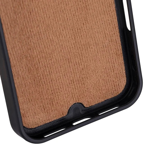 York Leather iPhone 18 Pro Max MagSafe Case, Rustic Tan - BlackBrook Case