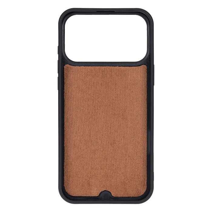 York Leather iPhone 18 Pro Max MagSafe Case, Saddle Brown - BlackBrook Case