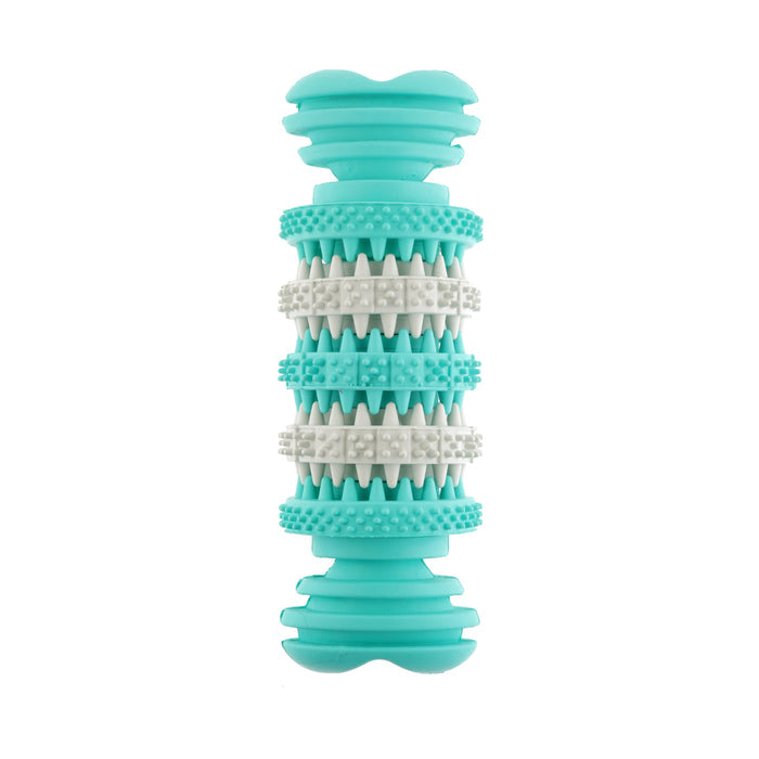 Yours Droolly Fresheeze Dental Bone Rotate Dog Toy Medium-Habitat Pet Supplies