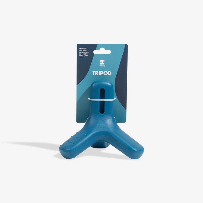 Zee.Dog Durable Nylon Tripod Dog Toy Large-Habitat Pet Supplies